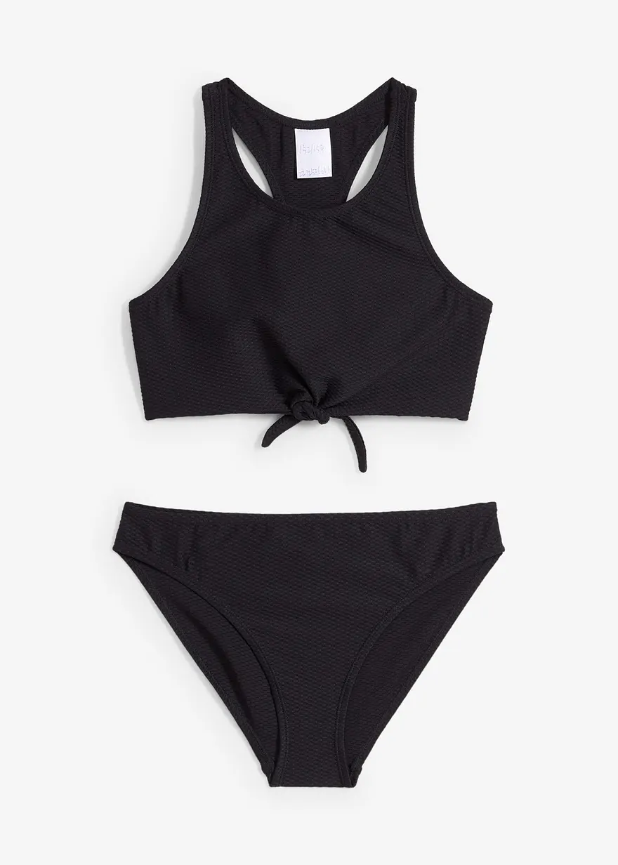 Bikini (2-tlg.Set) in schwarz von vorne - bonprix