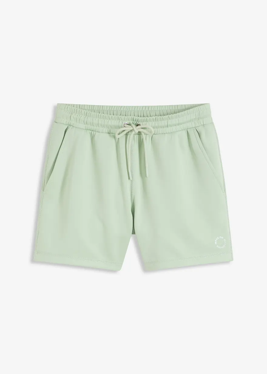 Funktions- Sportshorts, schnelltrocknend in grün von vorne - bonprix