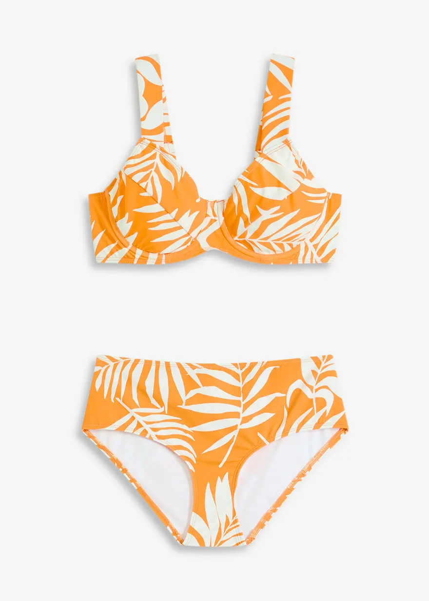Minimizer Bikini (2-tlg.Set) in orange von vorne - bonprix