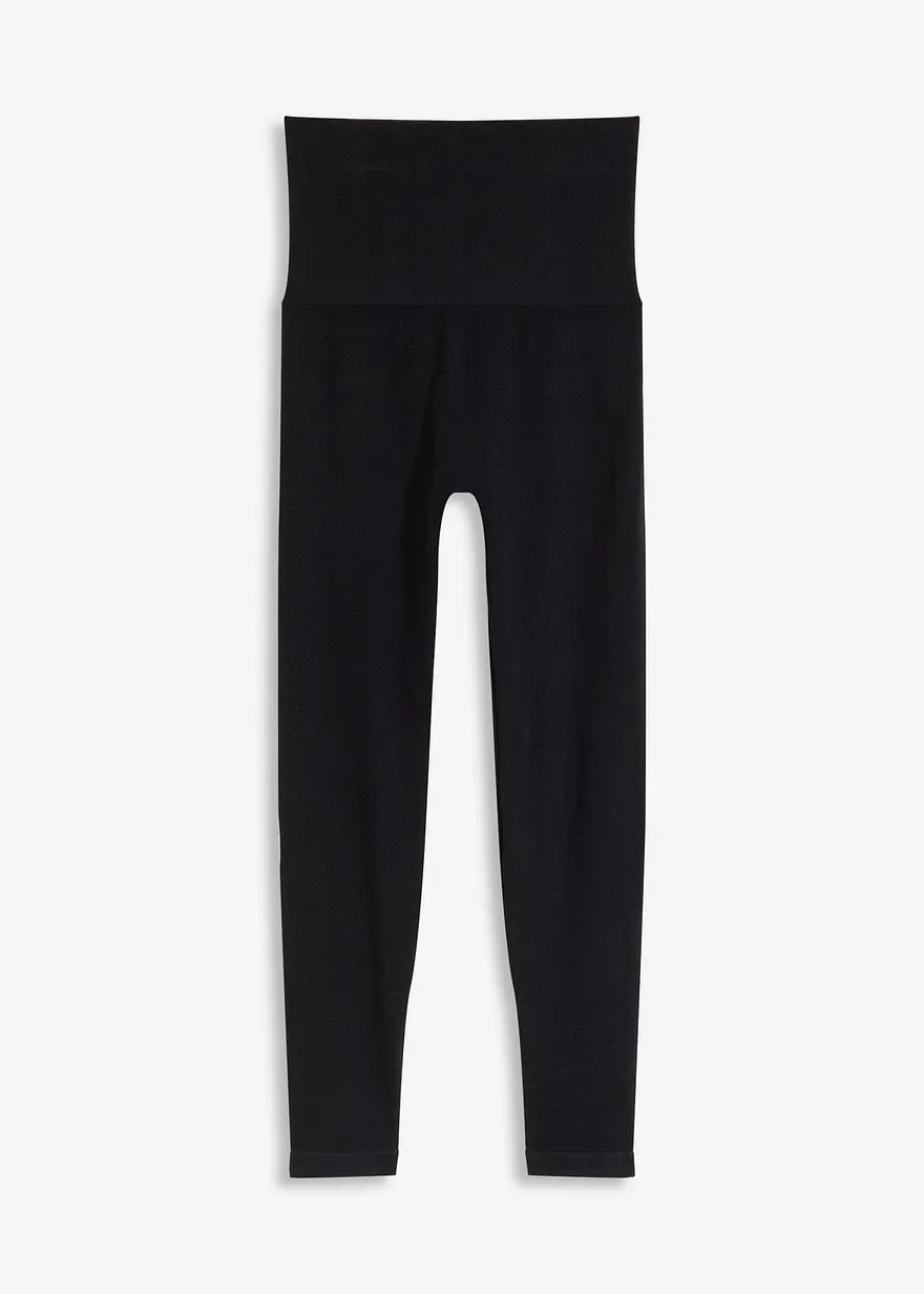 Shape Seamless Leggings mit starker Formkraft in schwarz von vorne - bonprix