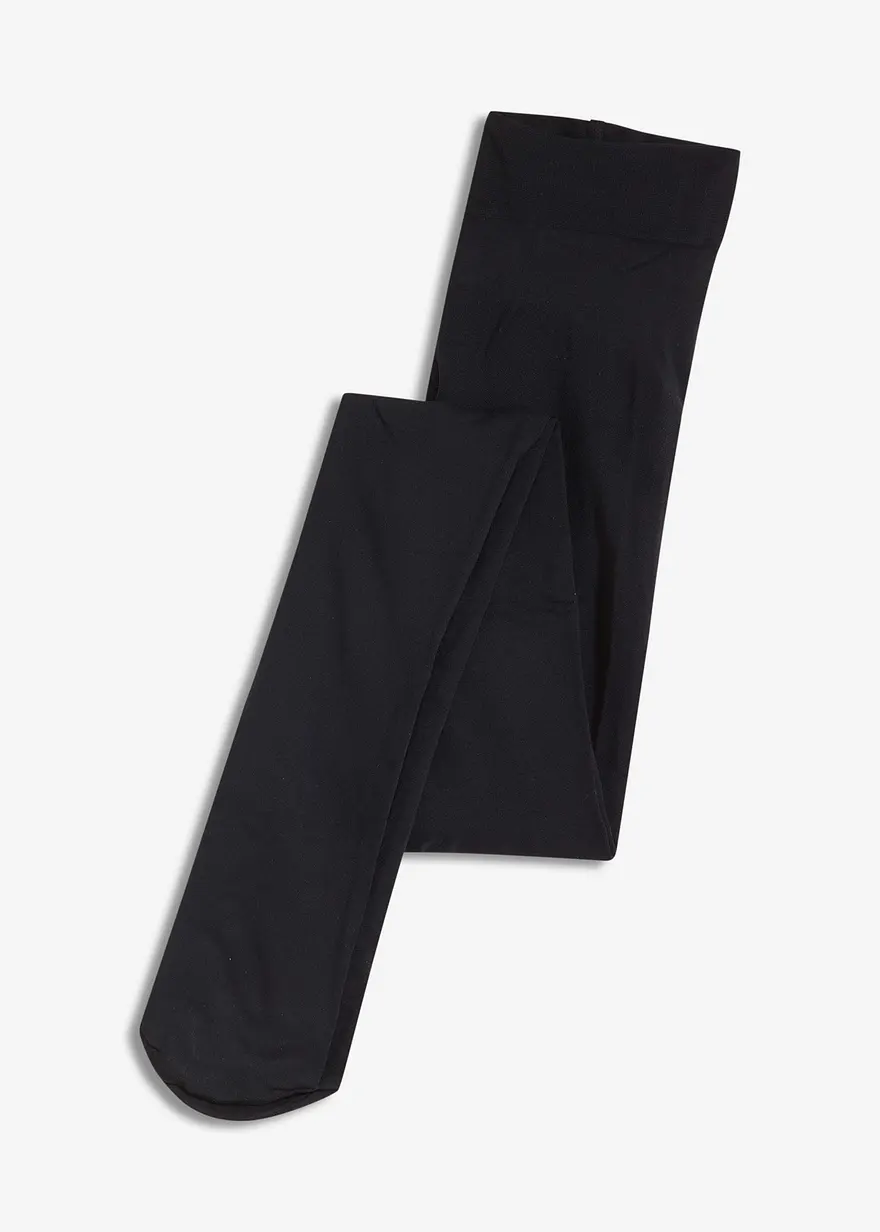 Schwangerschafts-Strumpfhose 90den in schwarz von vorne - bonprix