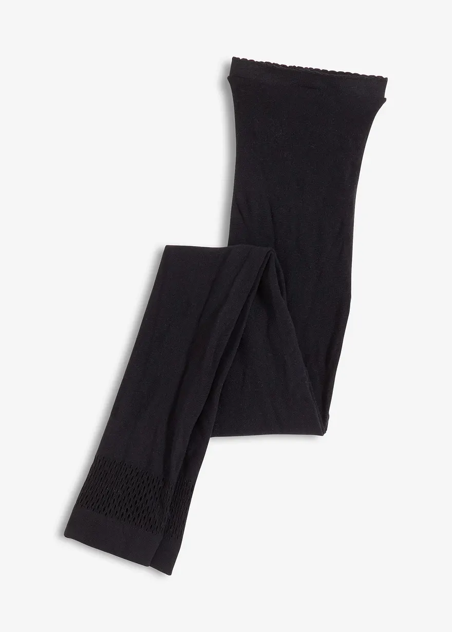 „Anti Scheuer“ Leggings mit  Komfortbündchen 80 DEN in schwarz von vorne - bonprix
