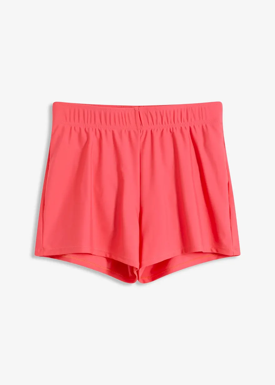 Badeshorts mit Innenslip in pink von vorne - bonprix