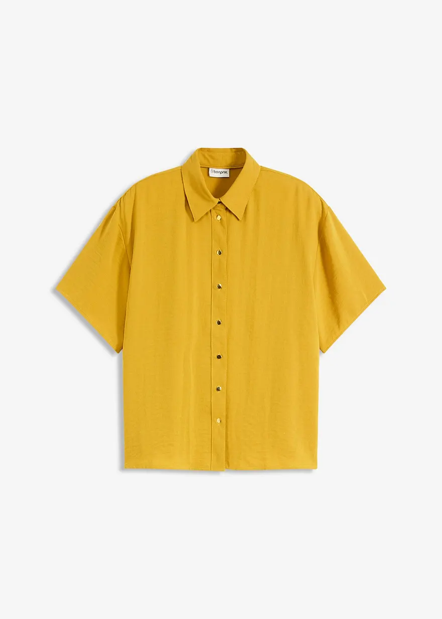 Bluse in gelb von vorne - bonprix