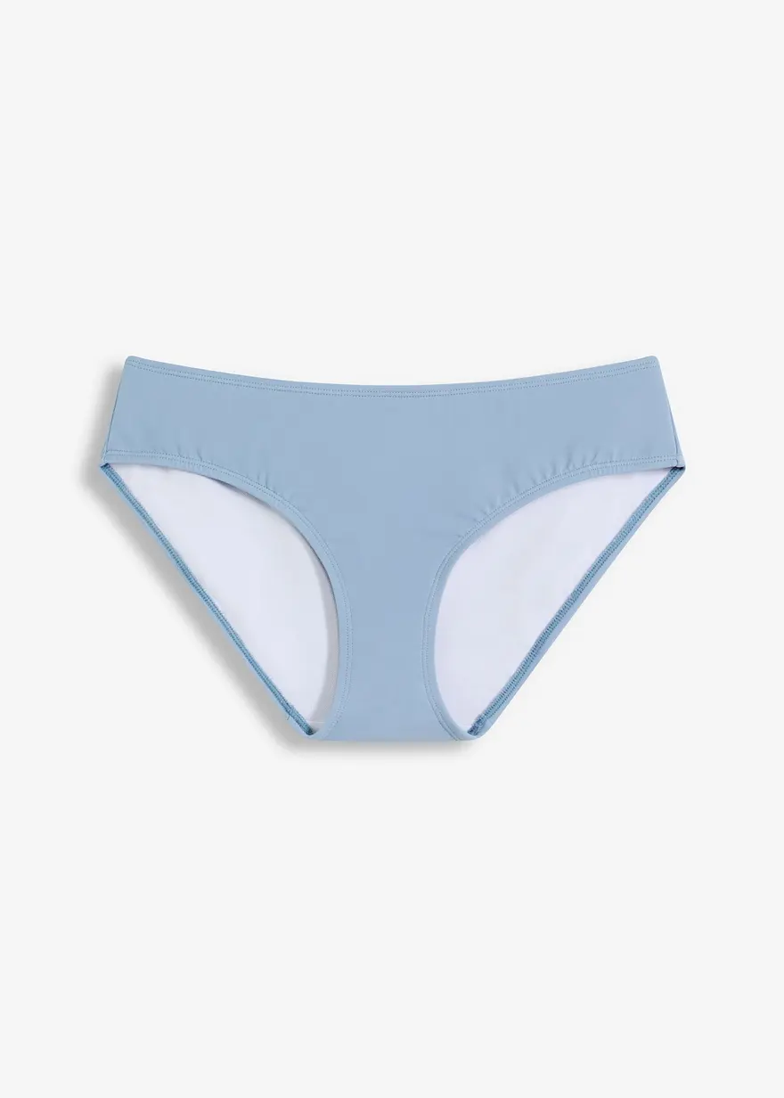 Bikinihose in lila von vorne - bonprix