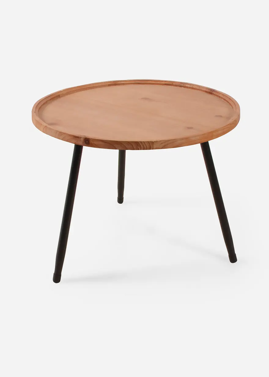 Couchtisch in beige von vorne - bonprix