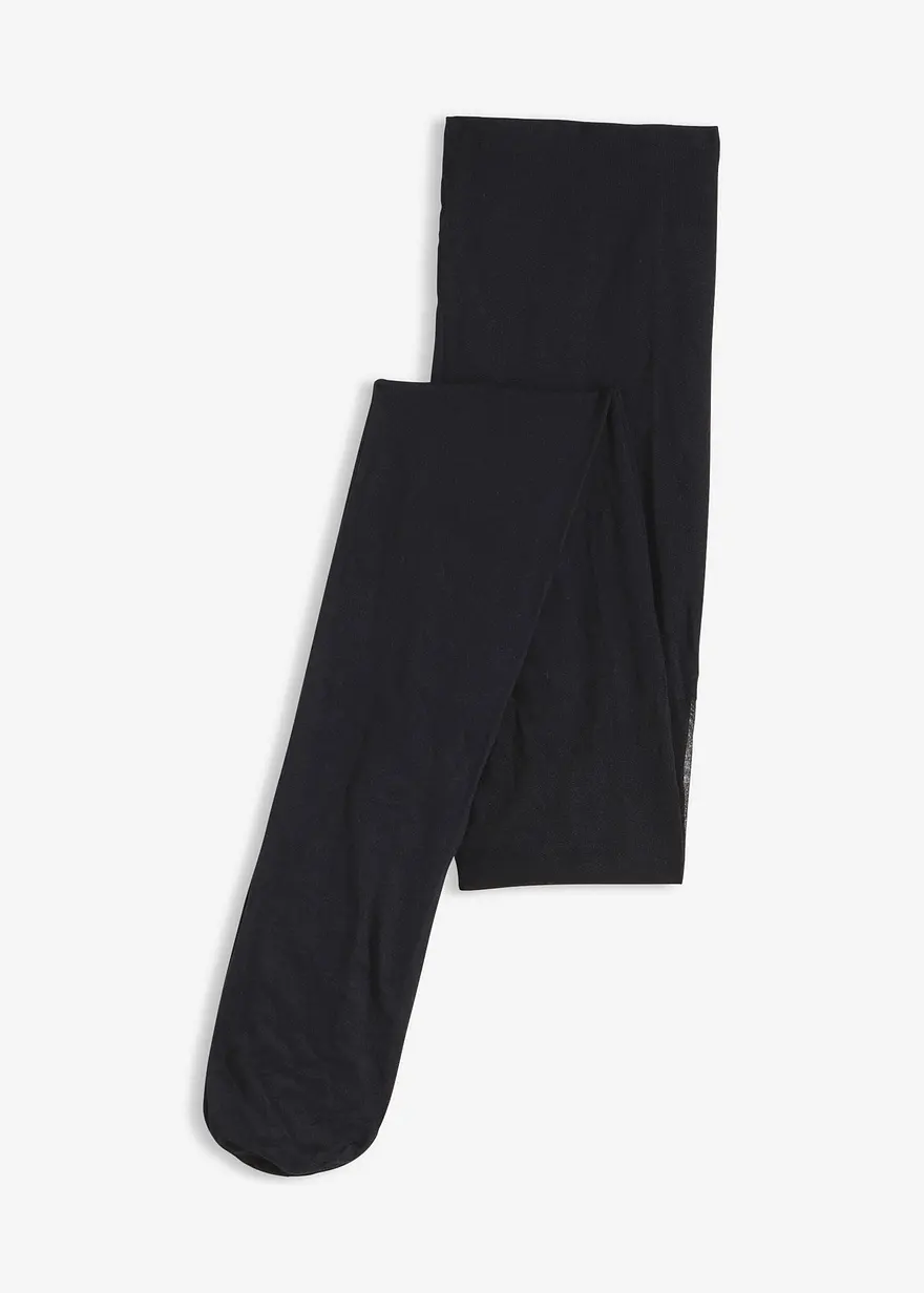 Overknee Strumpfhose 70 DEN in schwarz von vorne - bonprix