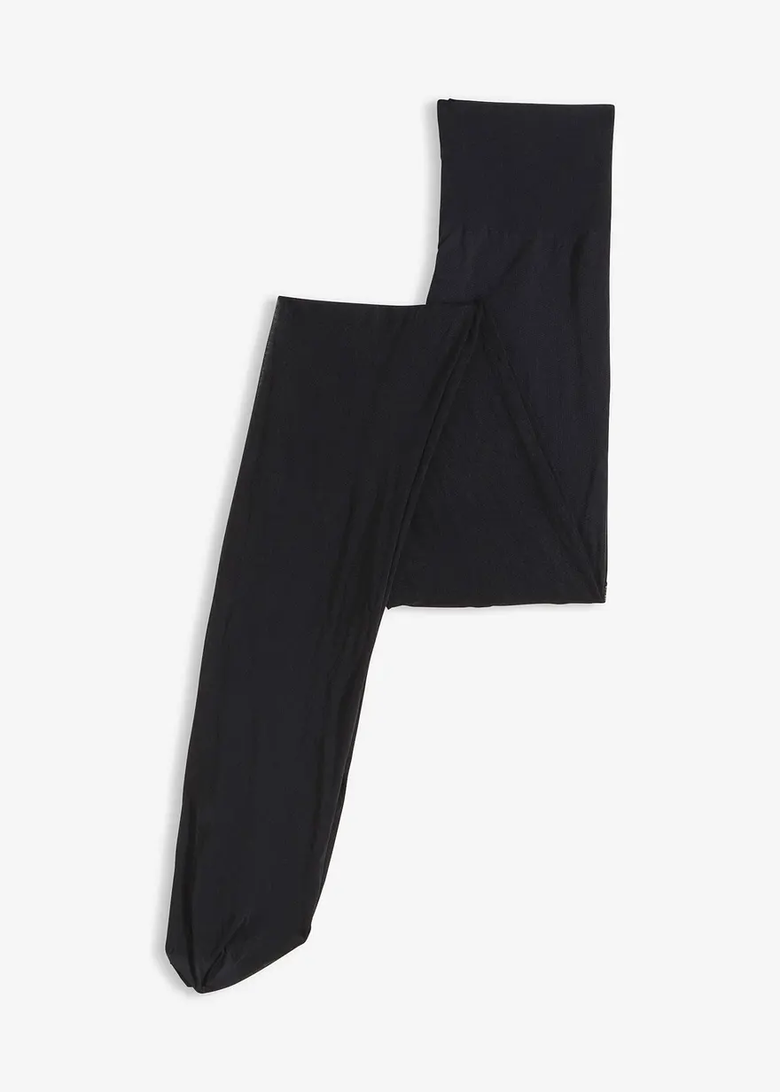 Feinstrumpfhose mit Komfortbund 30 DEN in schwarz von vorne - bonprix