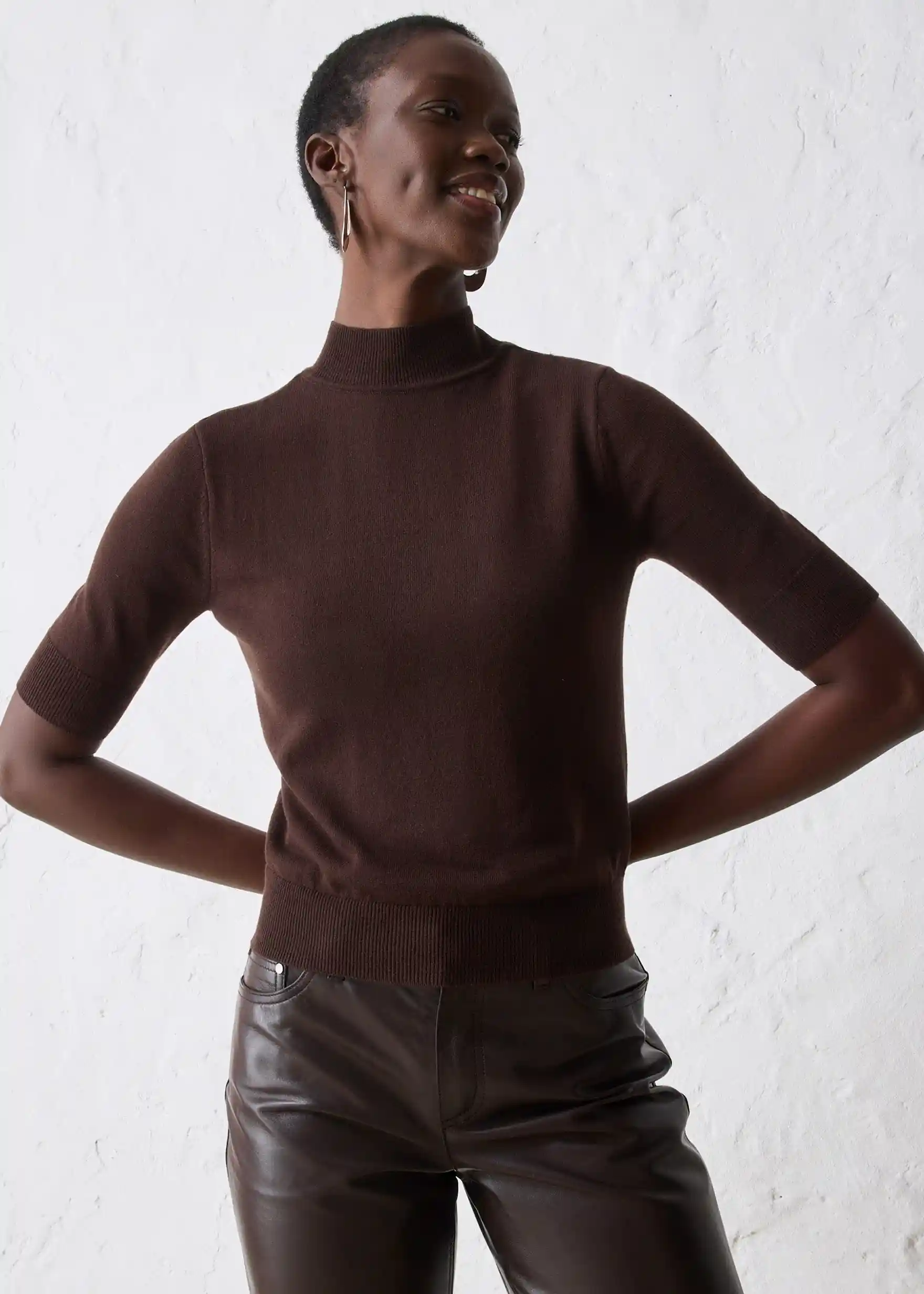Bonprix Rollkragenpullover aus weichem Woll-Mix