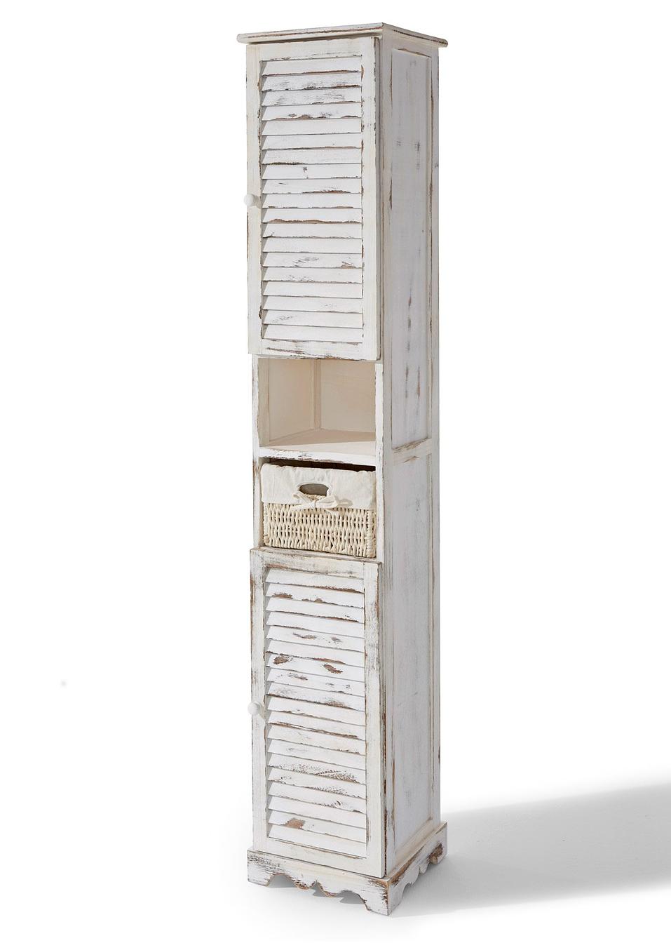 Der Badezimmer Hochschrank "Torsten" verschönert die Wohnlandschaft mit