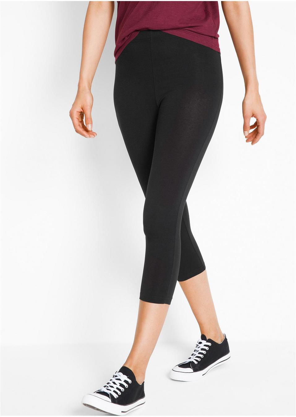 Komfortable CapriLeggings im 2er Pack vielseitig kombinierbar