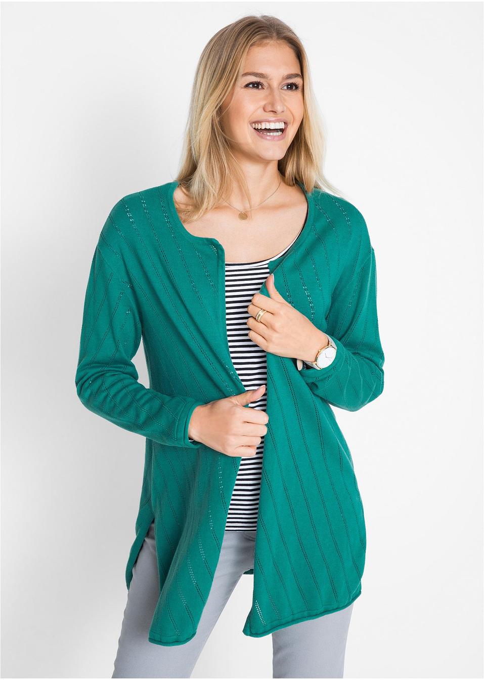 extra lange strickjacke