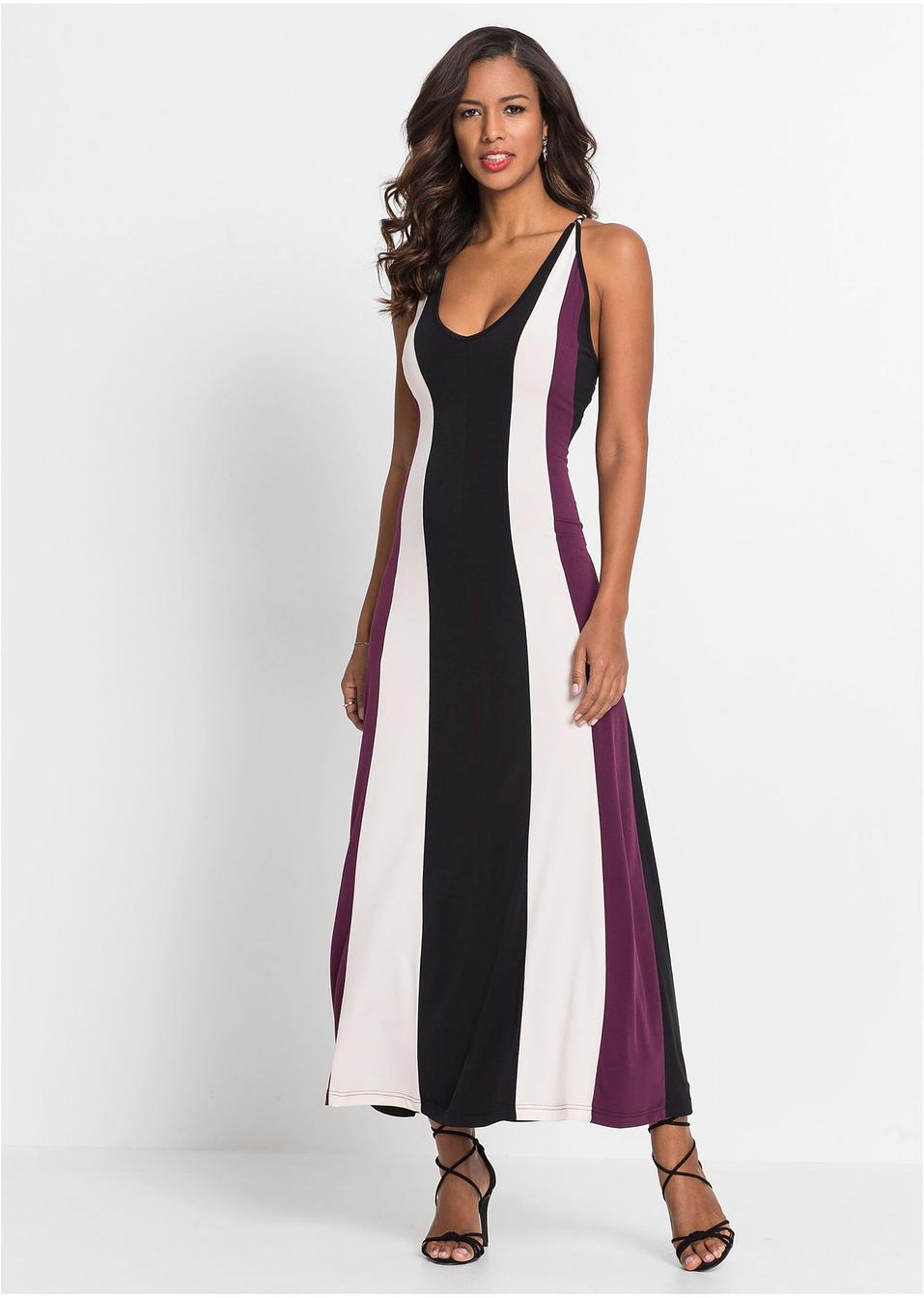 Kleid blauweiß gestreift Damen BODYFLIRT boutique Kleid blauweiß gestreift Damen BODYFLIRT boutique
