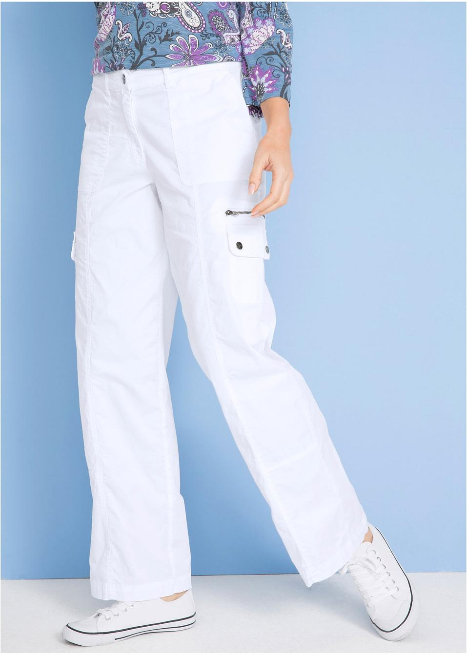 Bequeme Hose im Cargo-Stil - dunkelblau