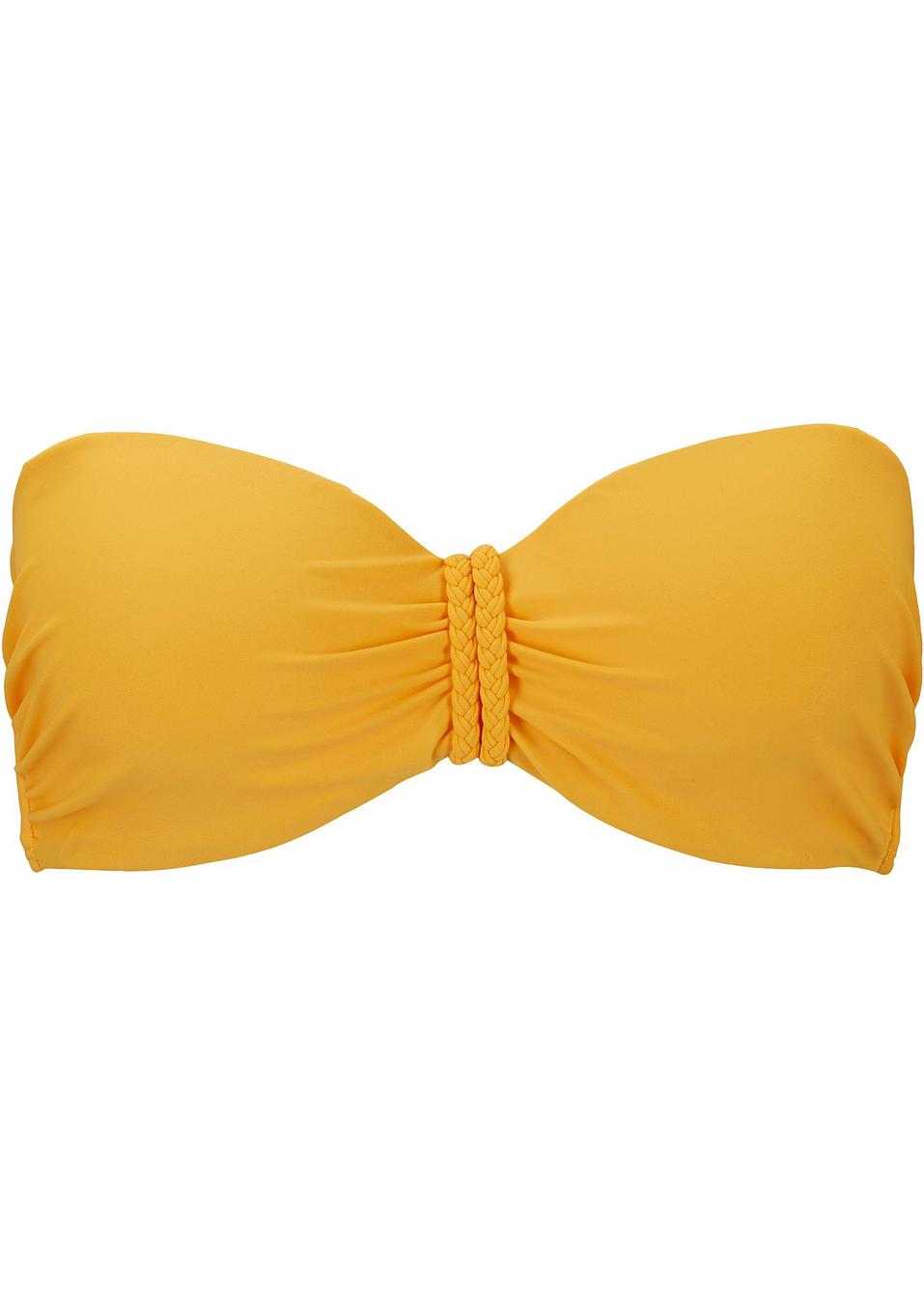 Hübsches Bügel Bikini Oberteil mit Multiway-Trägern und Flechtdetails - gelb/orange Cup E 5nkKN bLnSY Hübsches Bügel Bikini Oberteil mit Multiway-Trägern und Flechtdetails - gelb/orange Cup E 5nkKN bLnSY