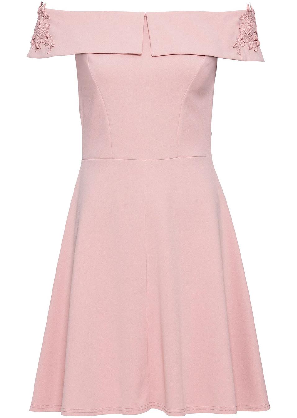 Kleid mit Carmen-Ausschnitt und Applikation rosa - Damen - BODYFLIRT - bonprix.de WmPtN uuPQc Kleid mit Carmen-Ausschnitt und Applikation rosa - Damen - BODYFLIRT - bonprix.de WmPtN uuPQc