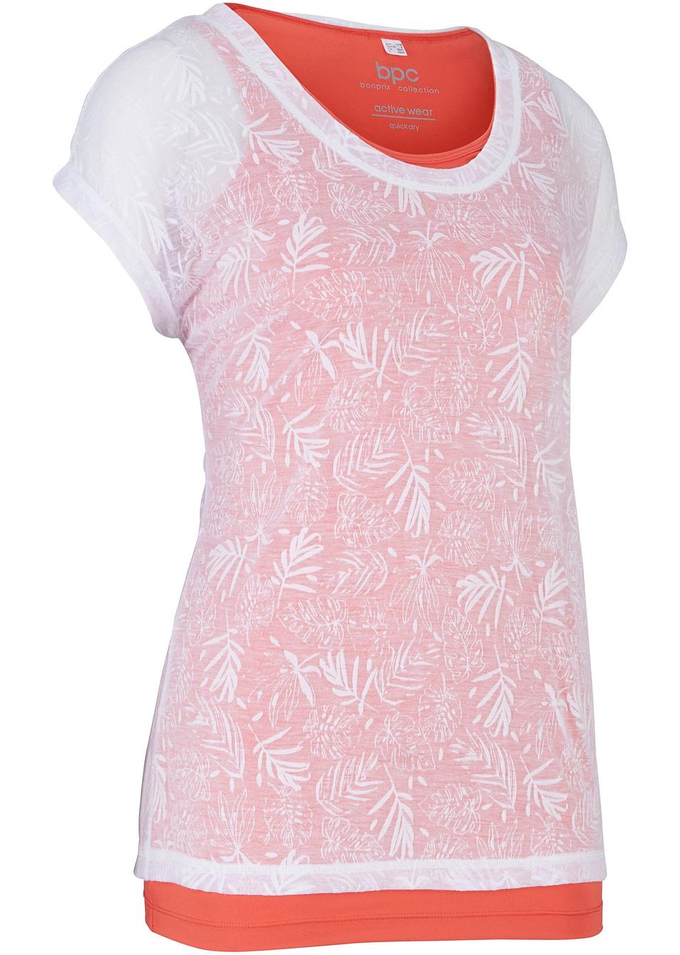 Sommerliches 2 in 1-Sportshirt kurzarm koralle/weiß - Damen - bpc bonprix collection - bonprix.de bkHq4 pBXyw Sommerliches 2 in 1-Sportshirt kurzarm koralle/weiß - Damen - bpc bonprix collection - bonprix.de bkHq4 pBXyw