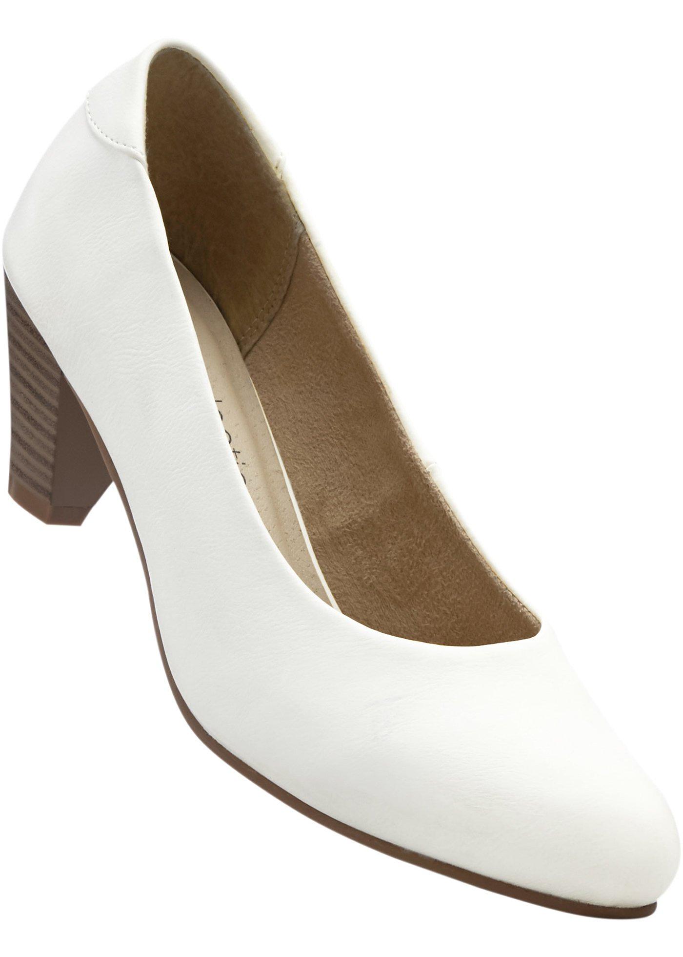Pumps in weiß für Damen von bonprix Pumps in weiß für Damen von bonprix