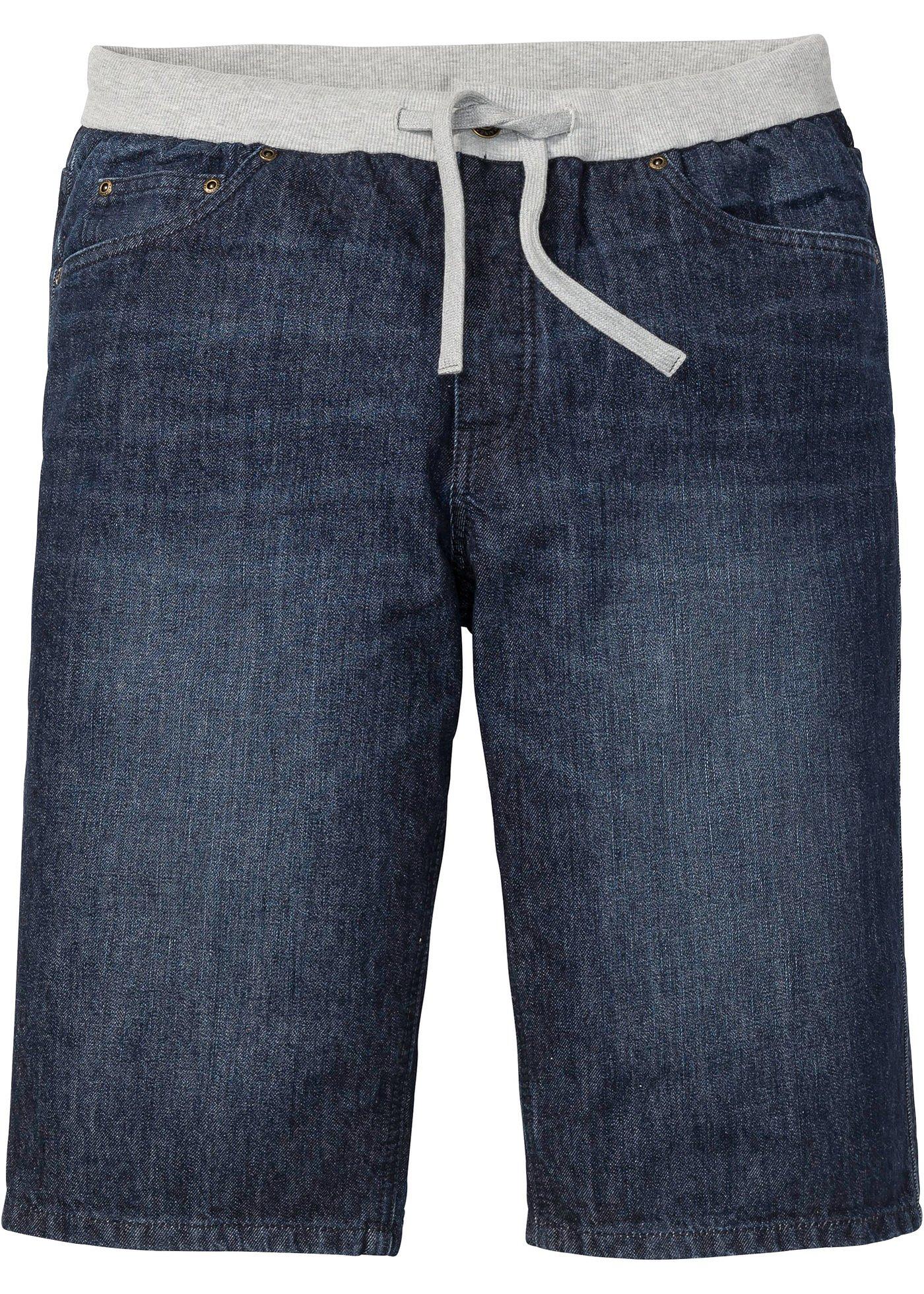 Jeans-Bermuda Regular Fit in blau für Herren von bonprix