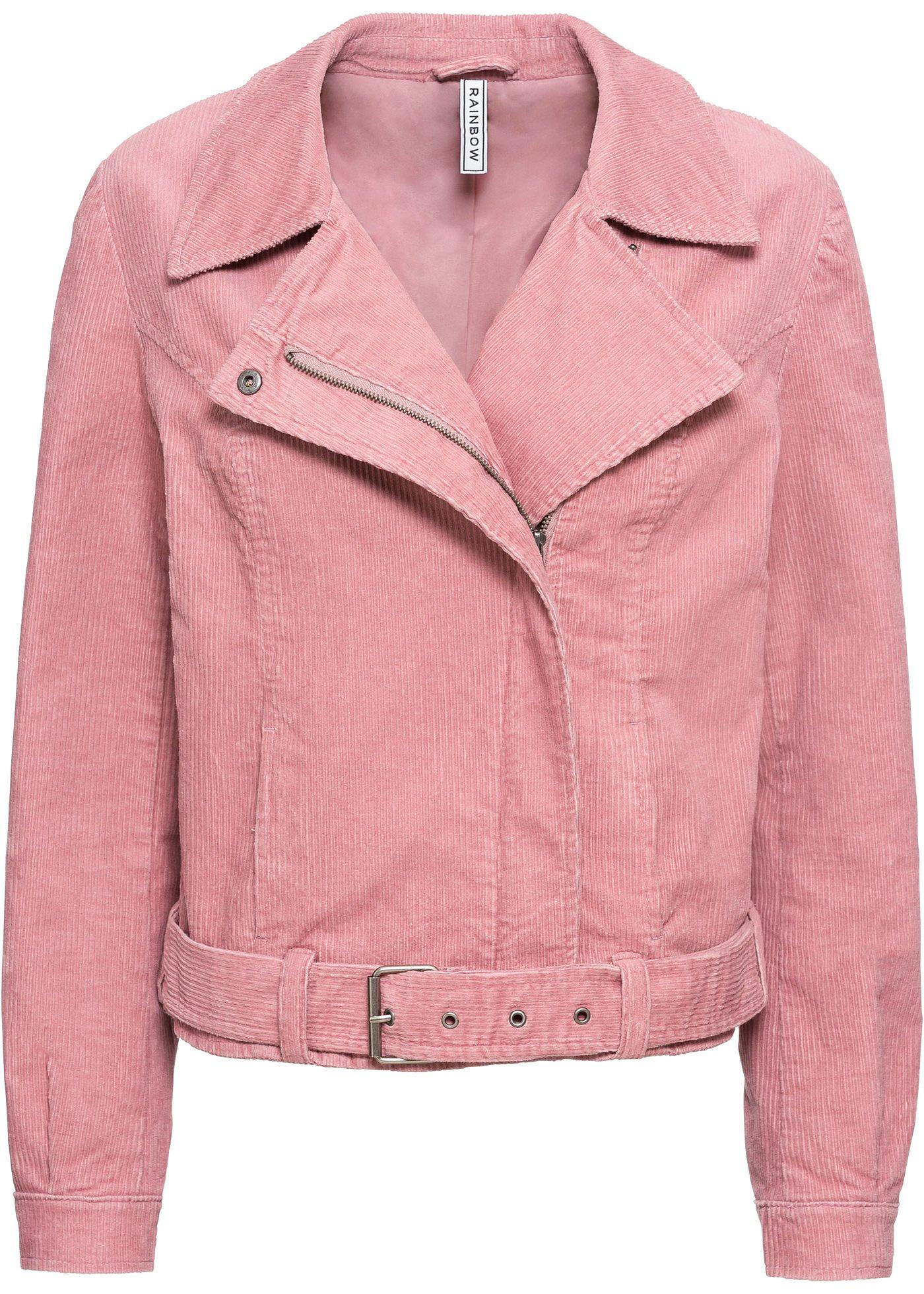 Cordjacke langarm  in rosa für Damen von bonprix