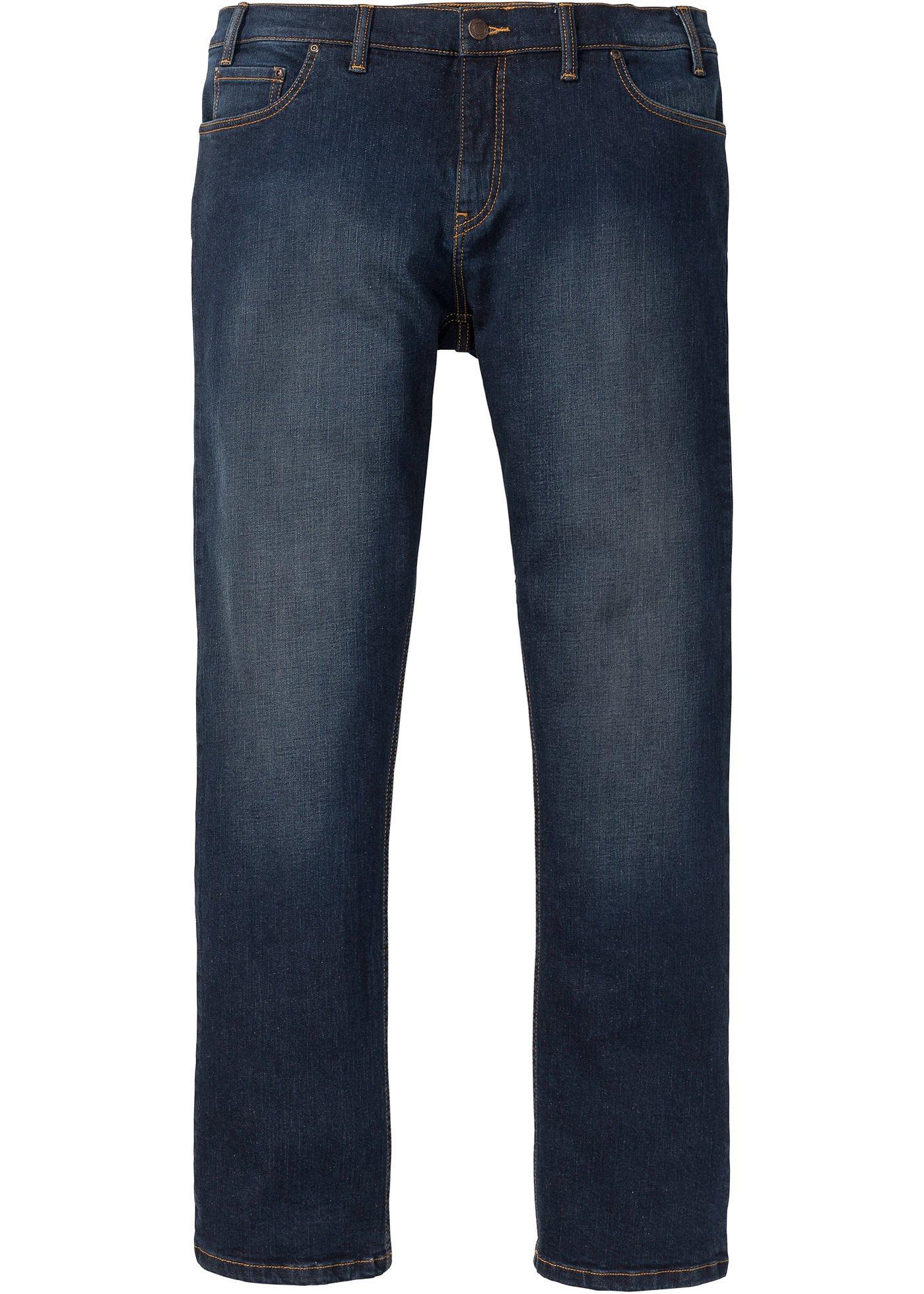 Stretch-Jeans Slim Fit Bootcut in blau für Herren von bonprix
