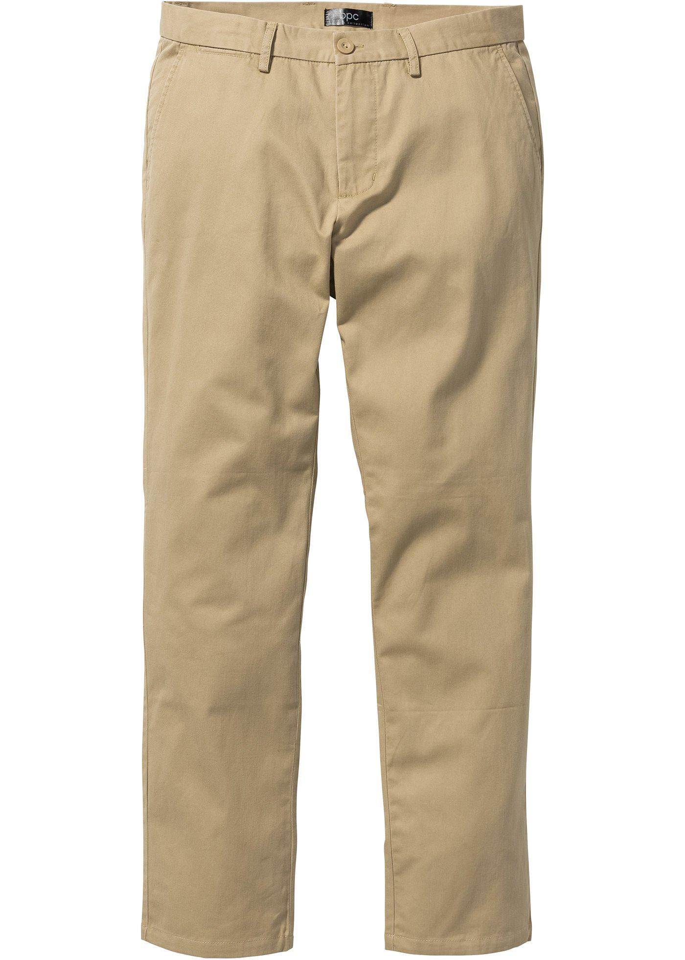 Regular Fit Chinohose, Straight in beige für Herren von bonprix