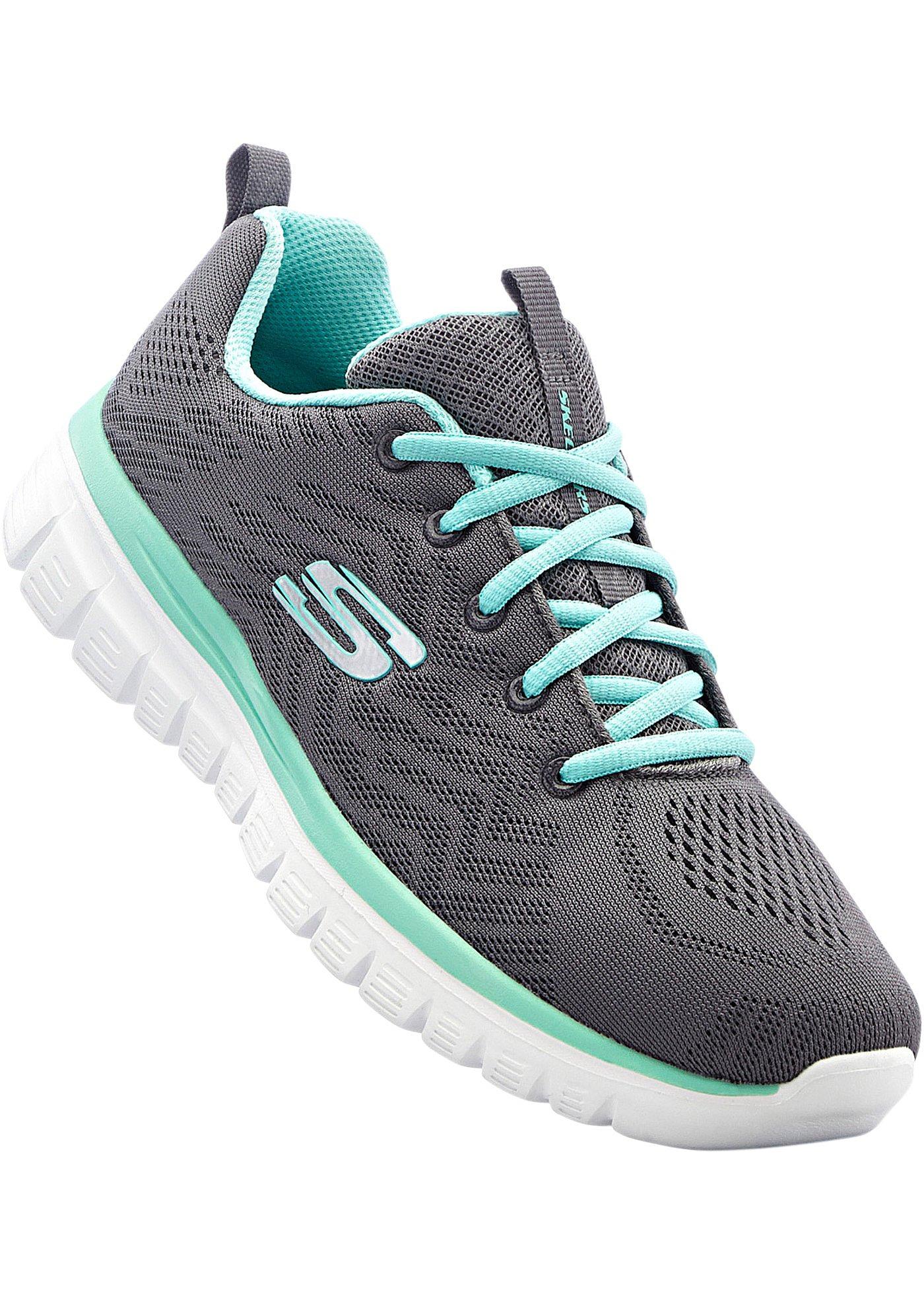 skechers memory foam damen grau