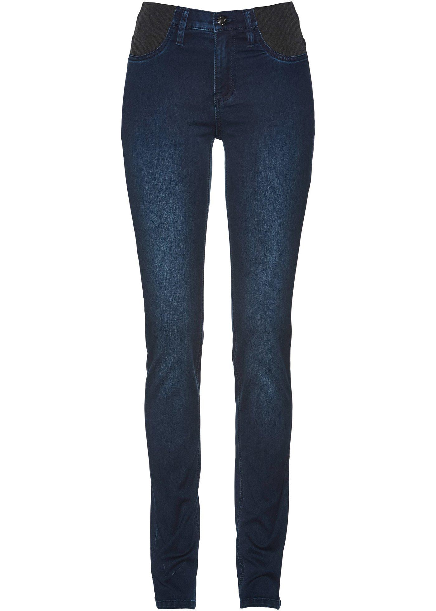Jeans mit bequemem Bund in blau für Damen von bonprix