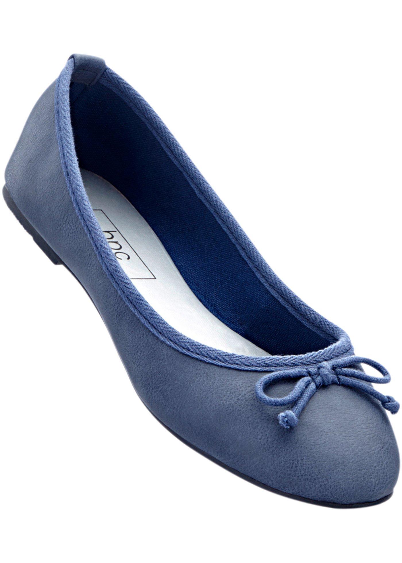 Ballerina in blau für Damen von bonprix
