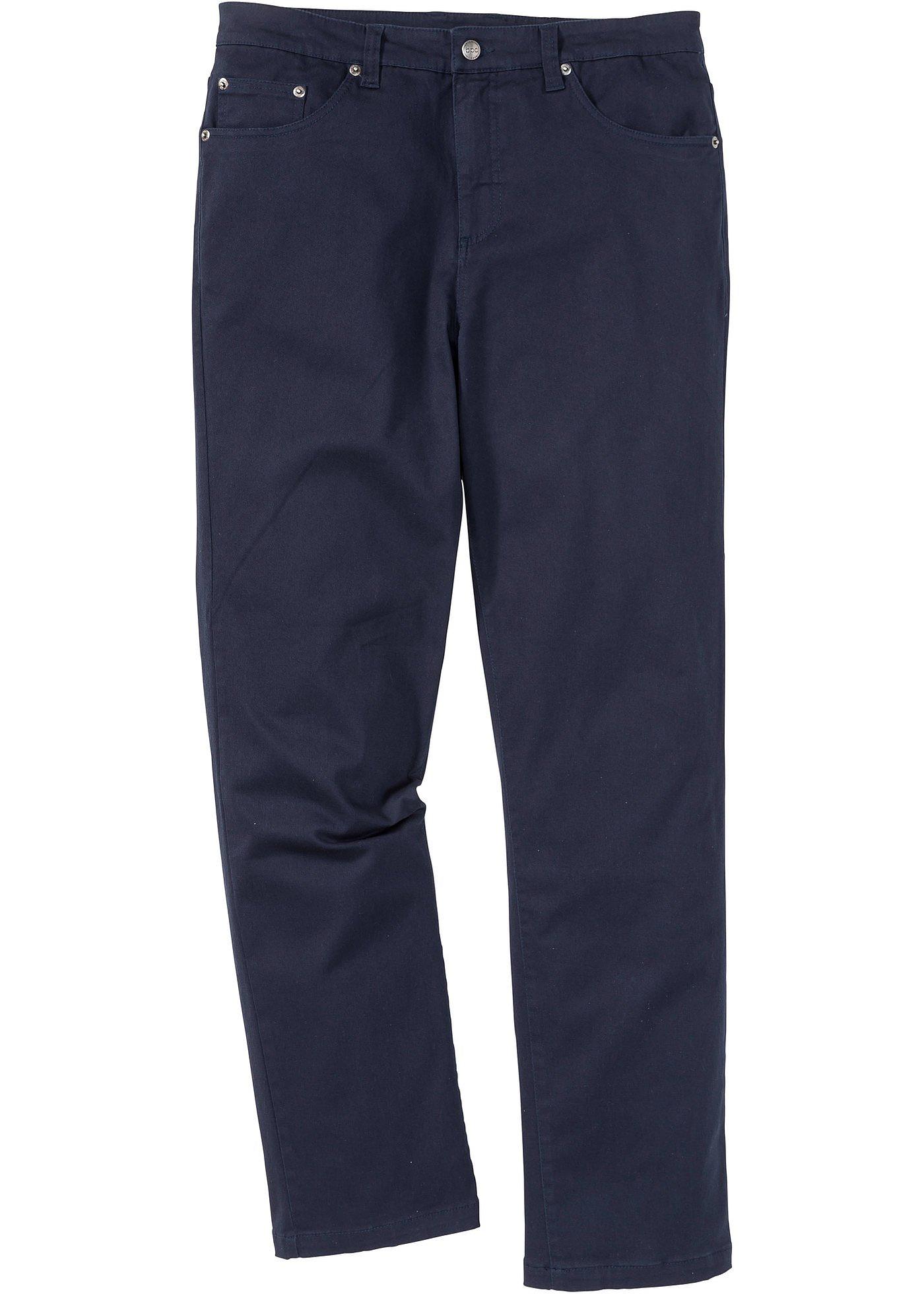 Classic Fit Stretch-Hose, Straight in blau für Herren von bonprix