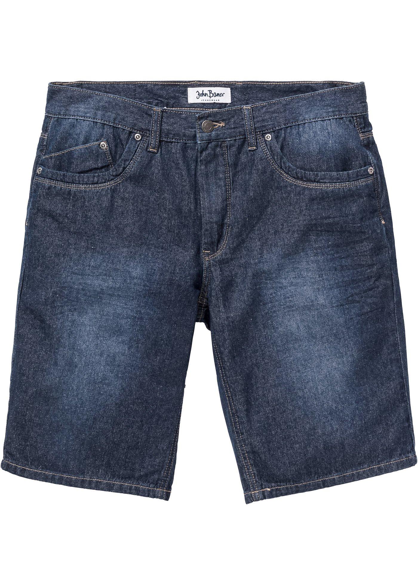 Jeansbermuda Regular Fit in blau für Herren von bonprix