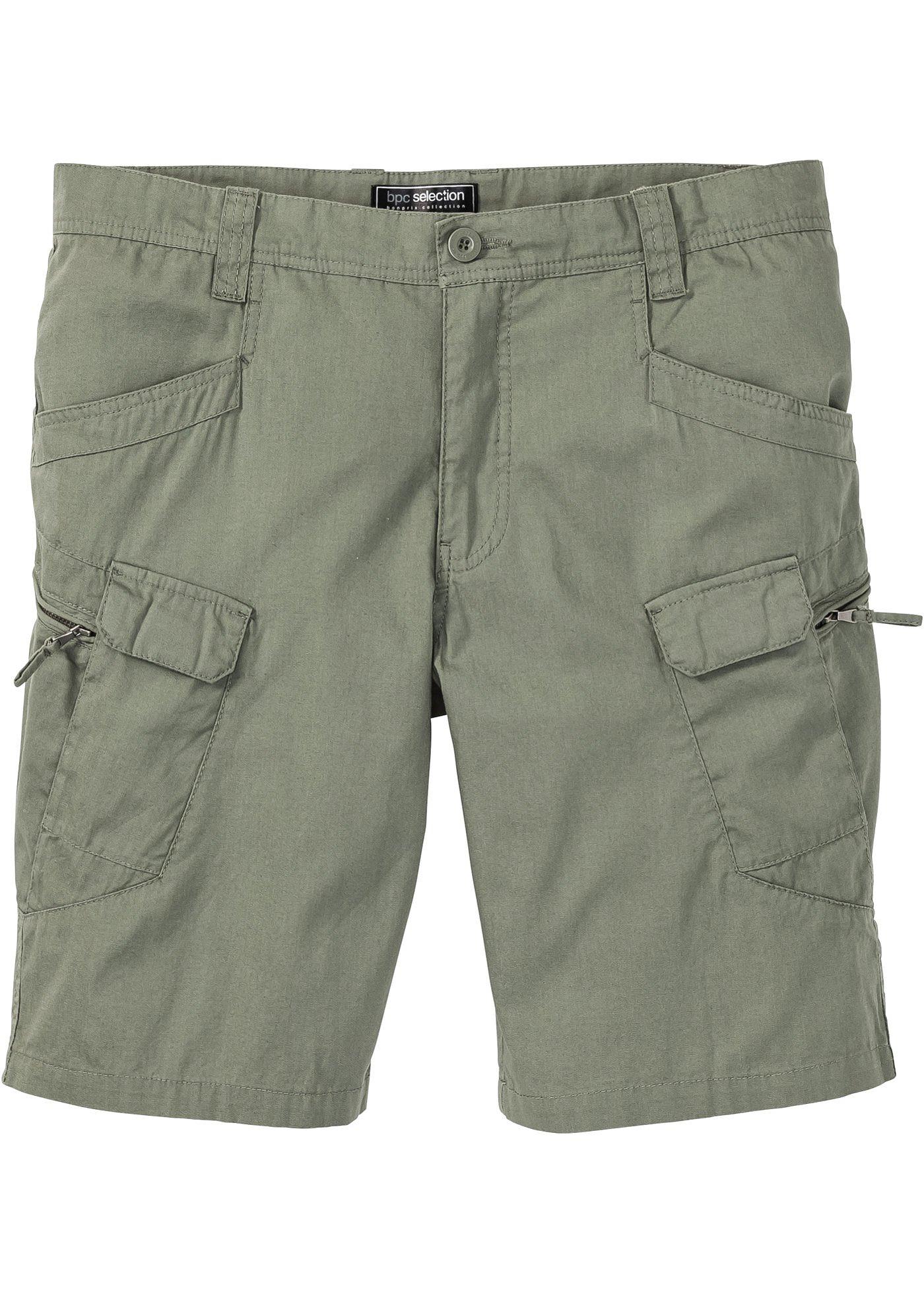 Cargo-Bermuda in grün für Herren von bonprix
