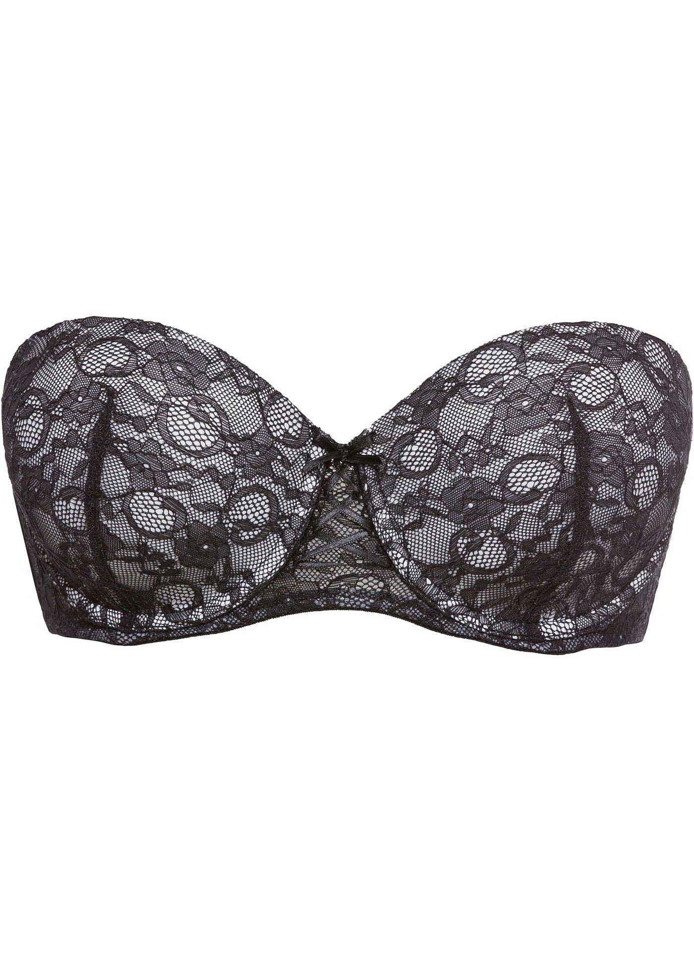Dirndl-BH mit Bügel in schwarz von bonprix