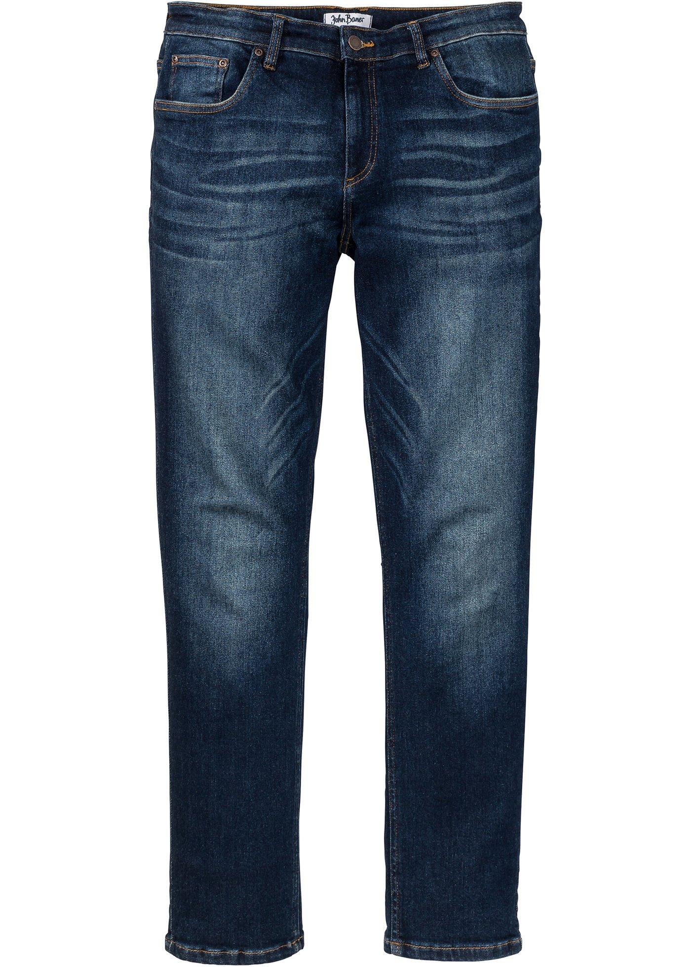 Power-Stretch-Jeans Slim Fit Straight in blau für Herren von bonprix