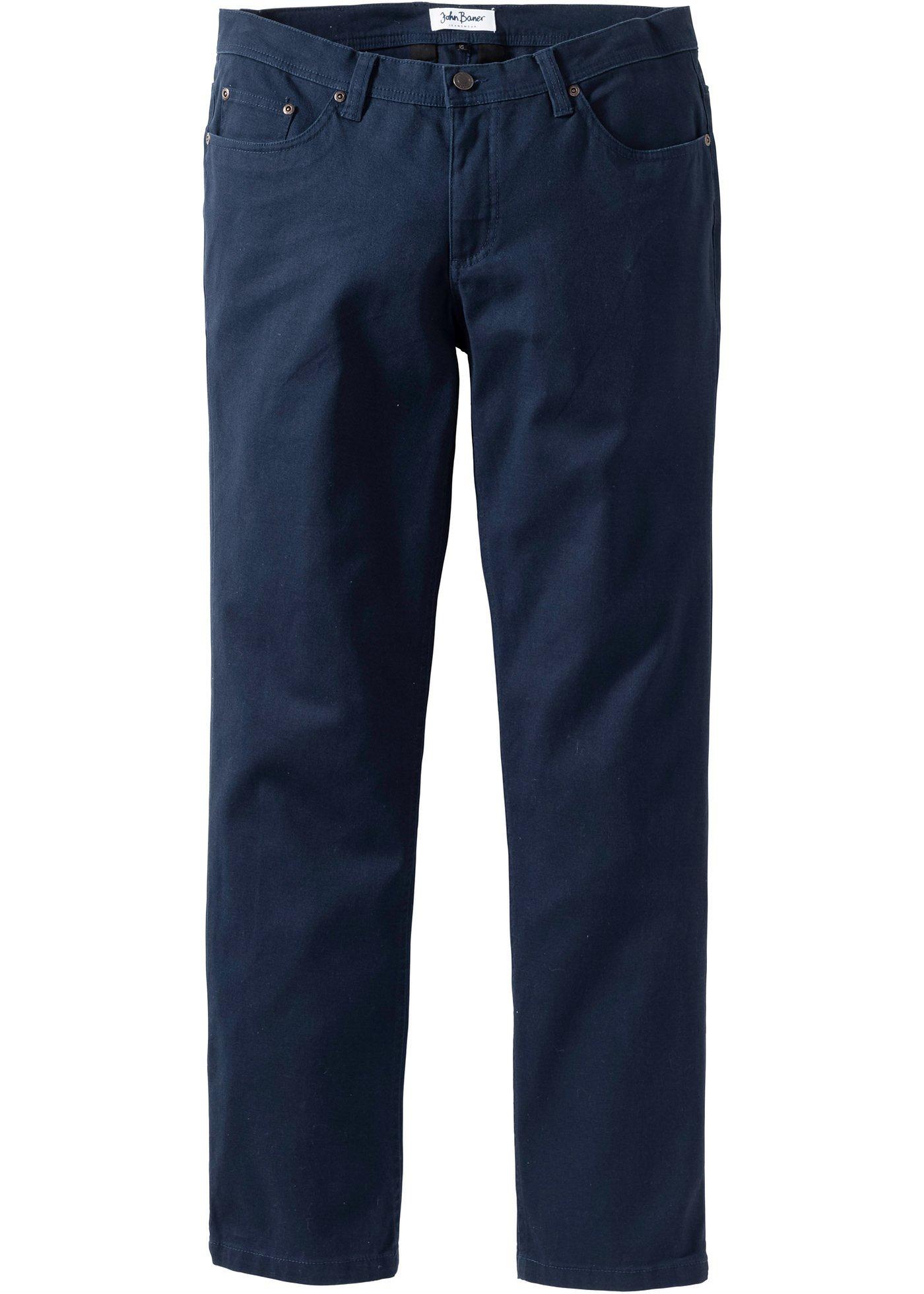Stretch-Hose mit Komfortschnitt in blau für Herren von bonprix
