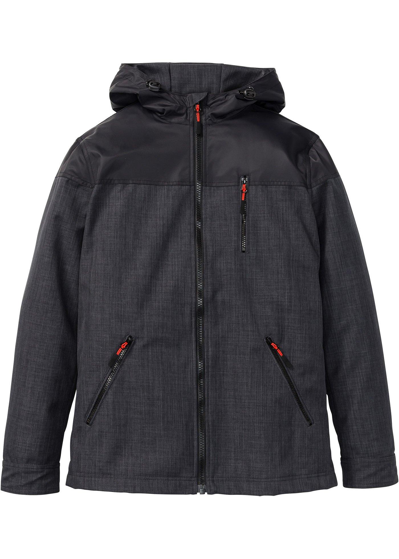 Softshelljacke im Regular Fit langarm  in grau für Herren von bonprix