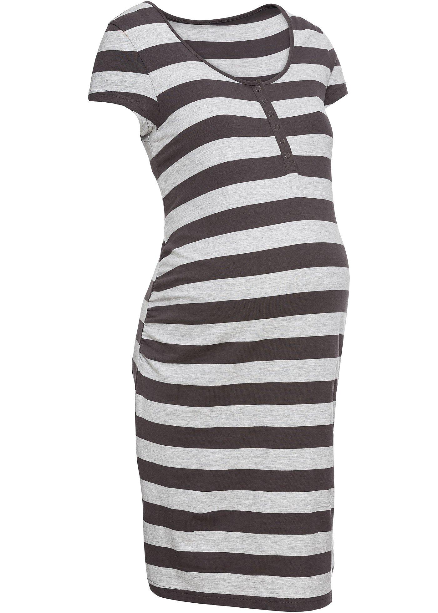 Still-Nachthemd kurzer Arm in lila für Damen von bonprix Still-Nachthemd kurzer Arm in lila für Damen von bonprix