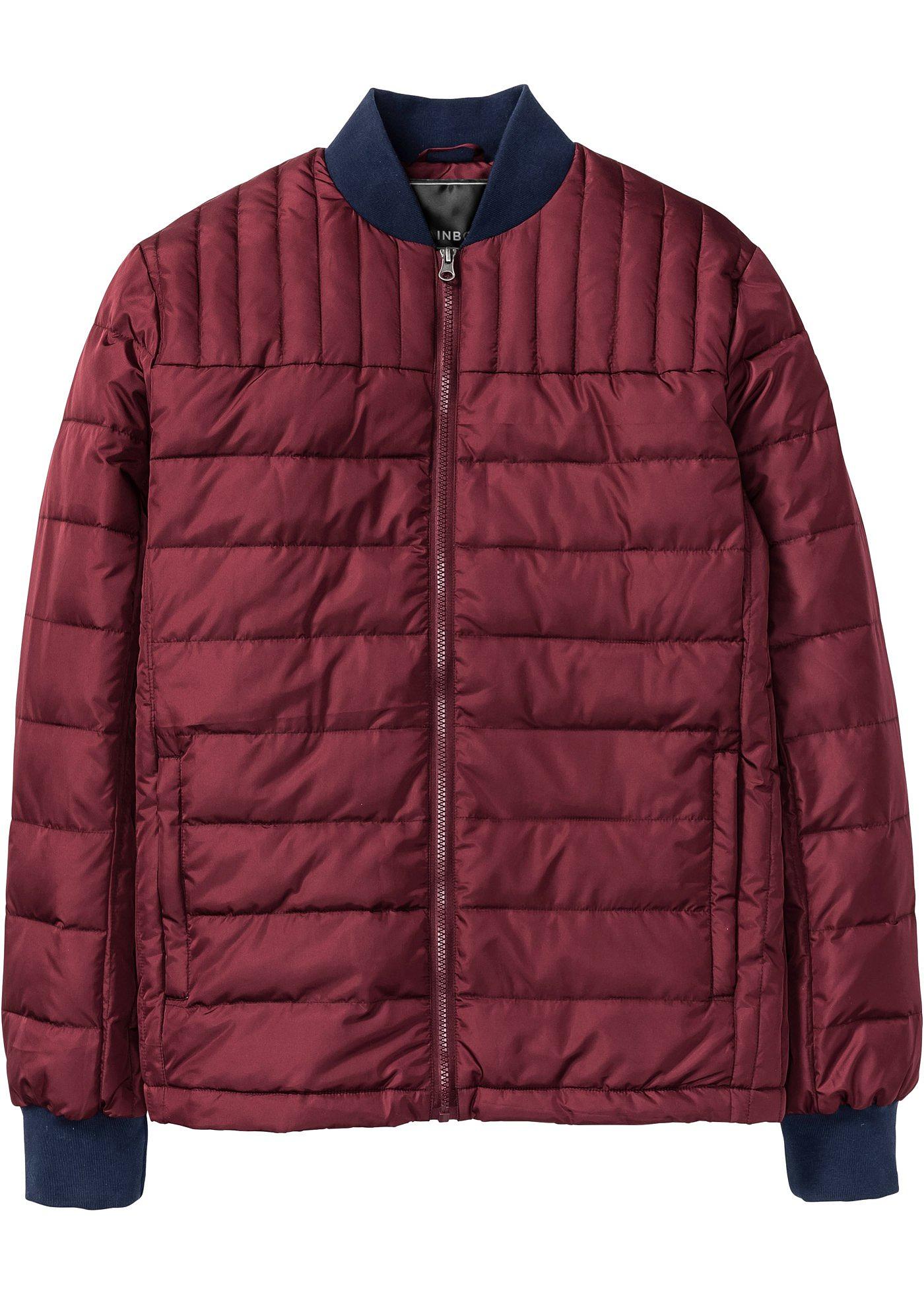 Gesteppte Jacke langarm  in rot für Herren von bonprix