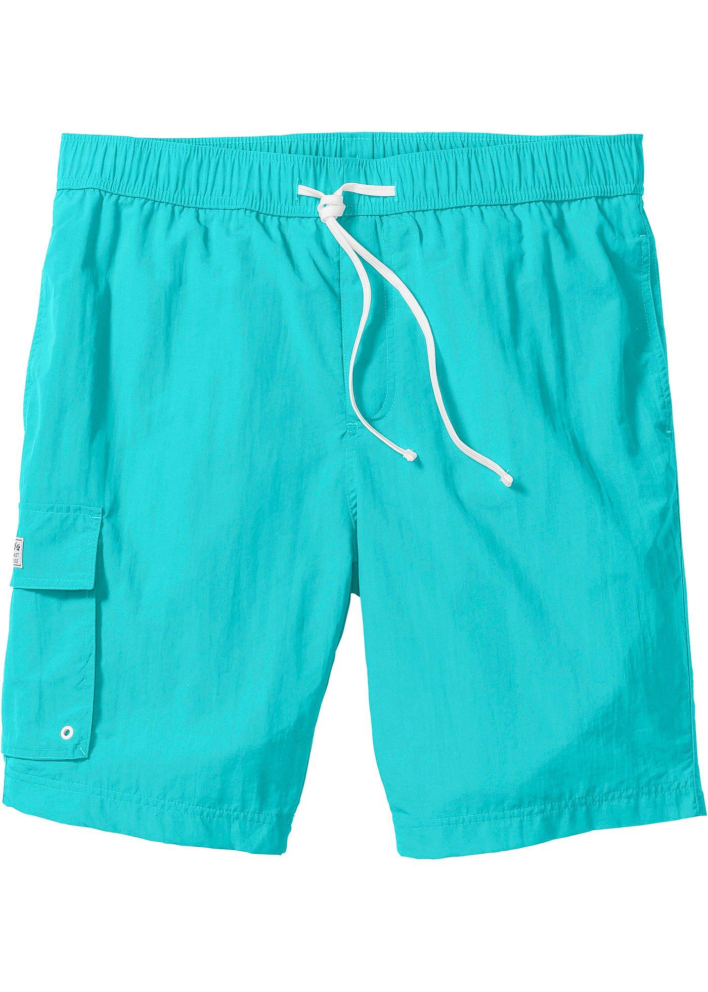 Strandbermuda mit Cargotasche Regular Fit in blau für Herren von bonprix