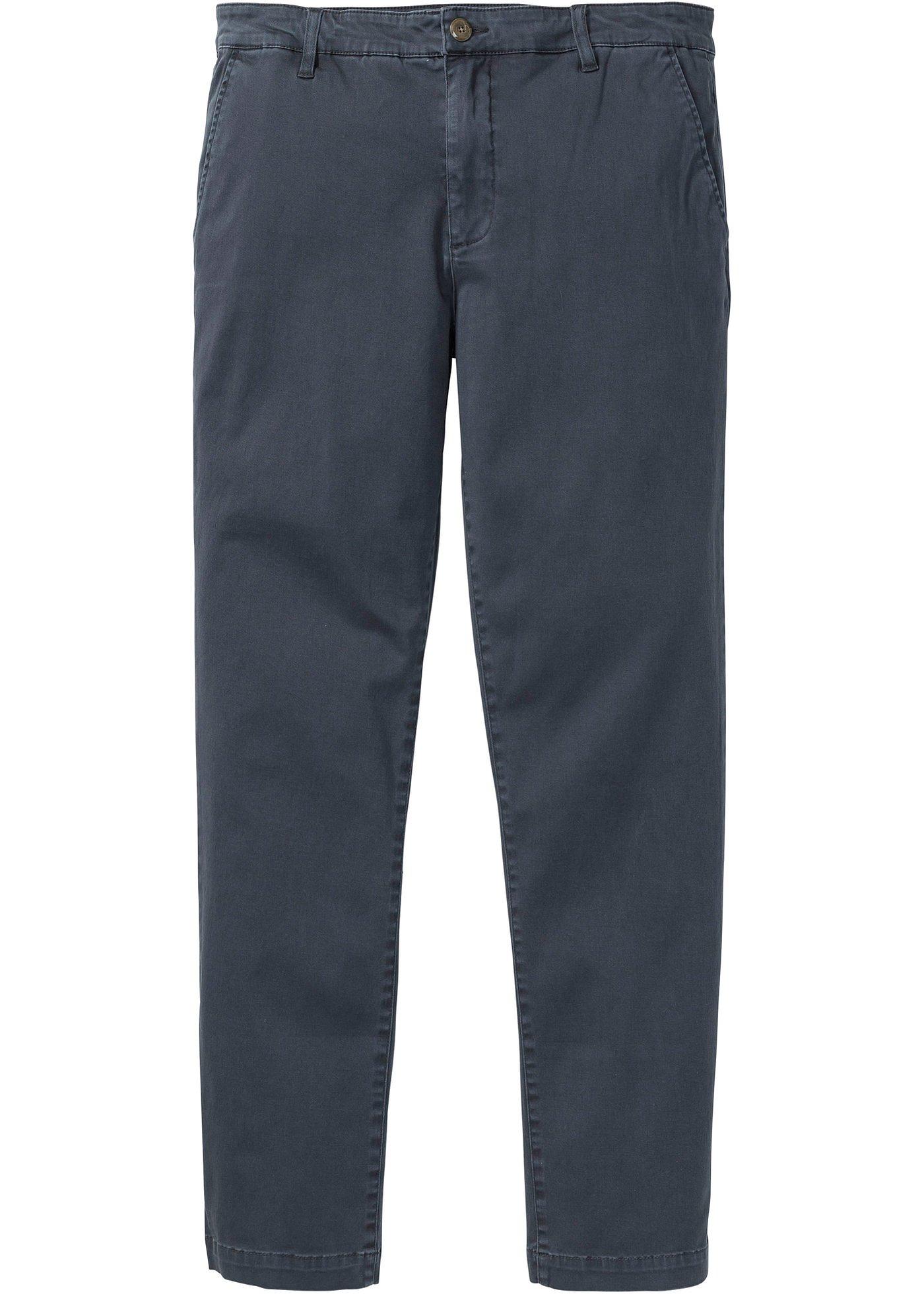 Chinohose Regular Fit in blau für Herren von bonprix