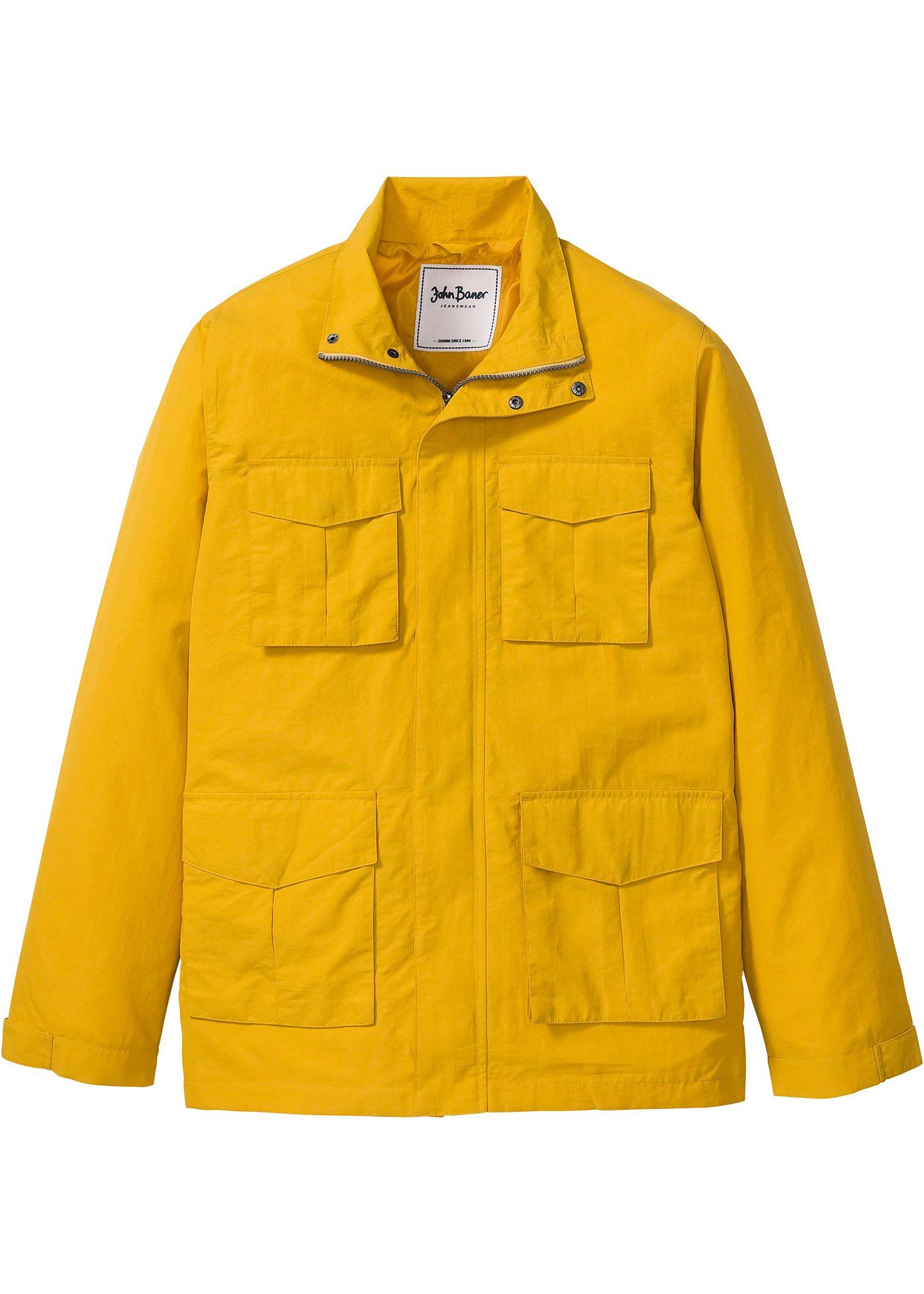 Übergangsjacke langarm  in gelb Herren, bonprix