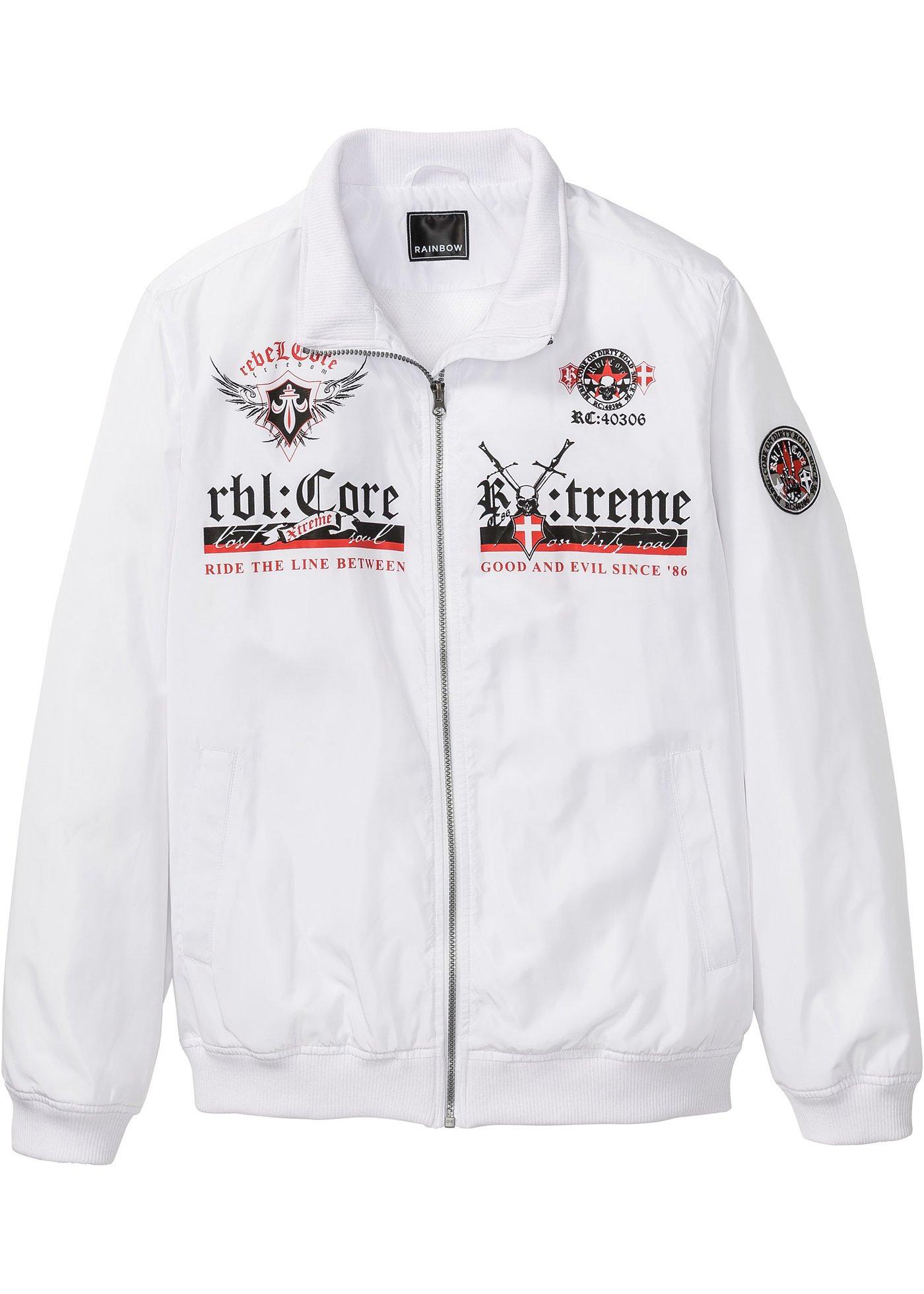 Übergangsjacke langarm  in weiß Herren, bonprix