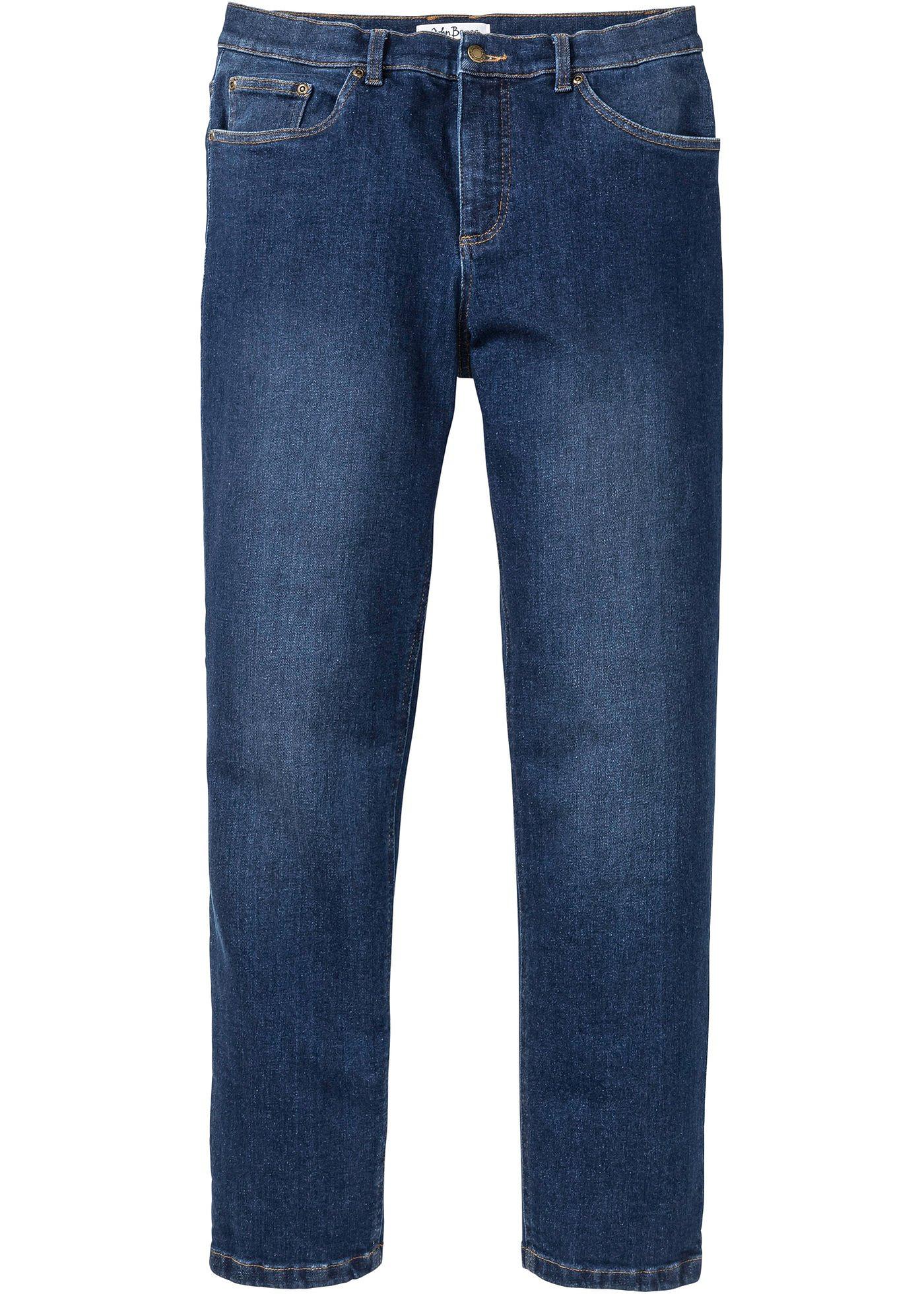 Sweat-Jeans Classic Fit Tapered in blau für Herren von bonprix