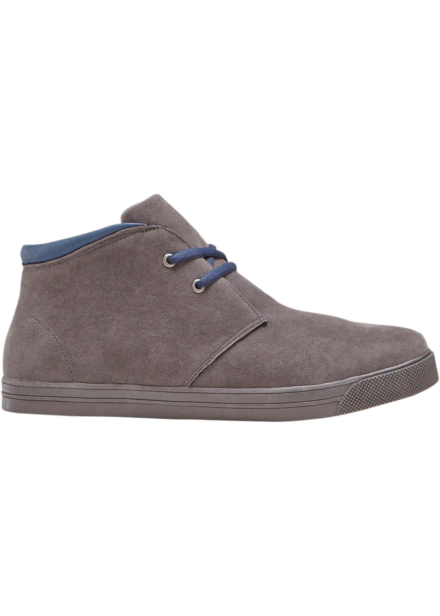 Schnür Stiefelette in grau für Herren von bonprix