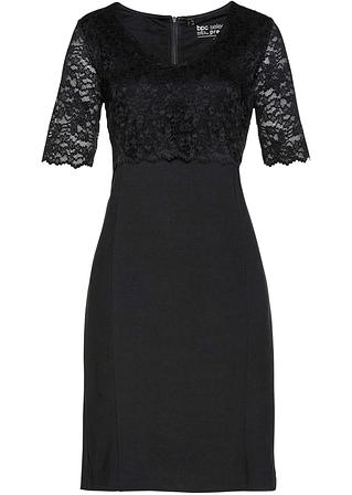 34 M3224-968156 Schönes Shirtkleid im Streifen Look in Veilchenlila//Schwa Gr