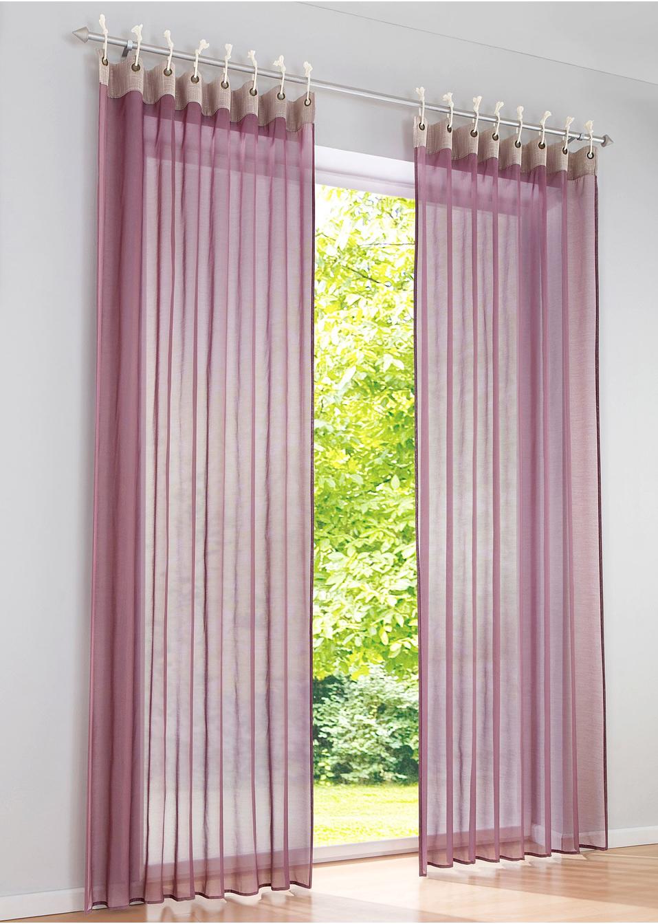 Gardine "Kira" 1er Pack Mauve Wohnen Bpc Living