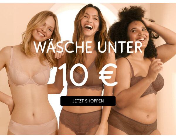 Wäsche unter 10 € >