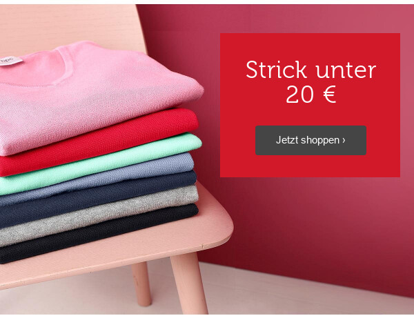 Strick unter 20 € >