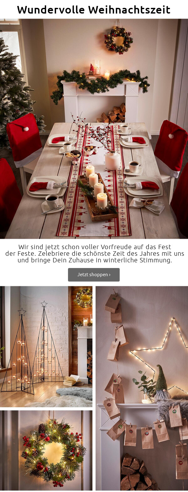 Weihnachtsdeko & Textilien >