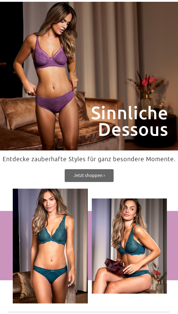 Sinnliche Dessous >